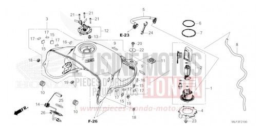 FUEL TANK/FUEL PUMP NT1100DR____________ de 2024